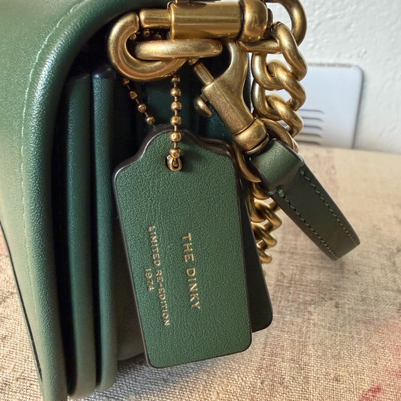 Coach Dinky in Hunter Green - Picture 2 of 9